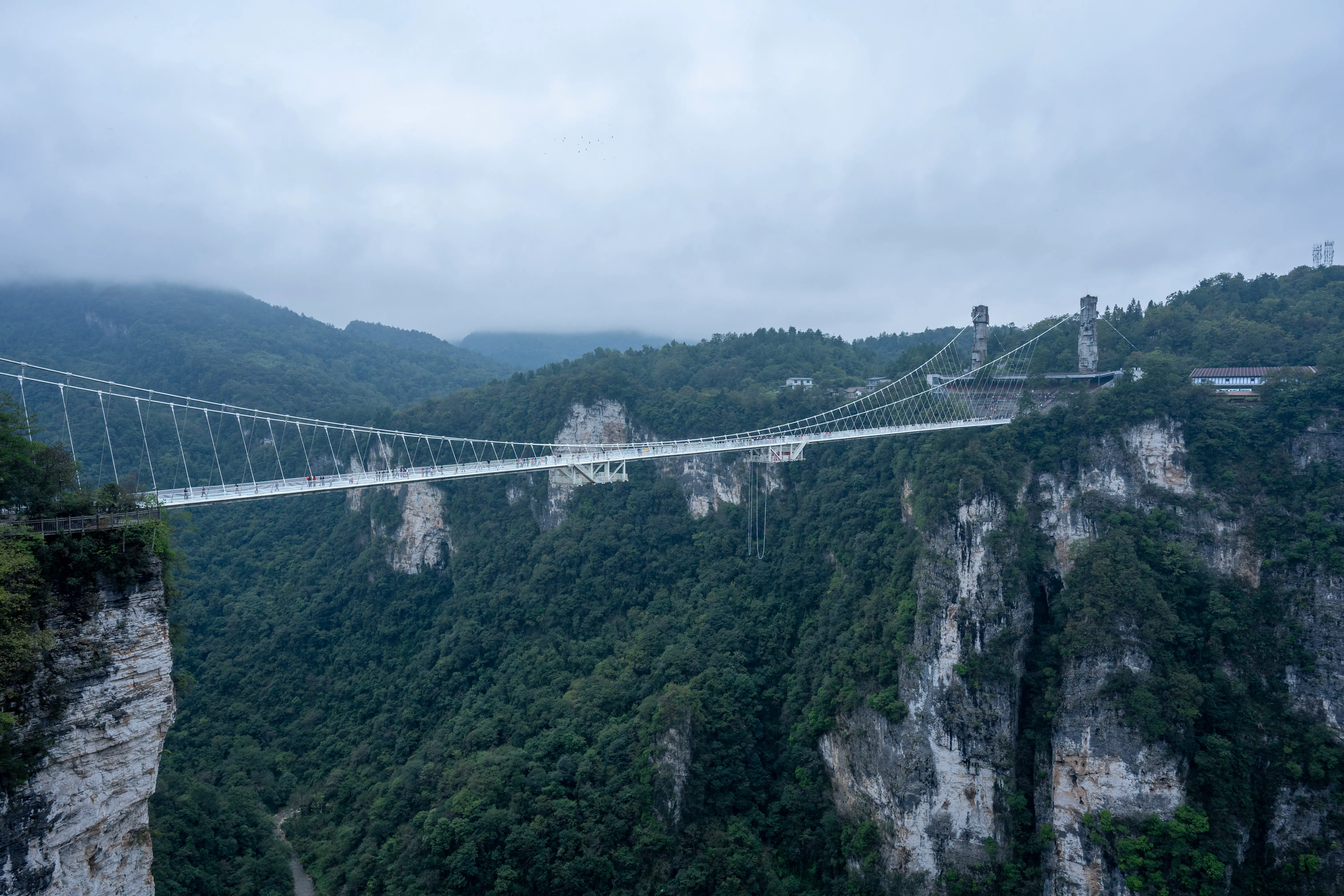 Vertige au-dessus des gorges
