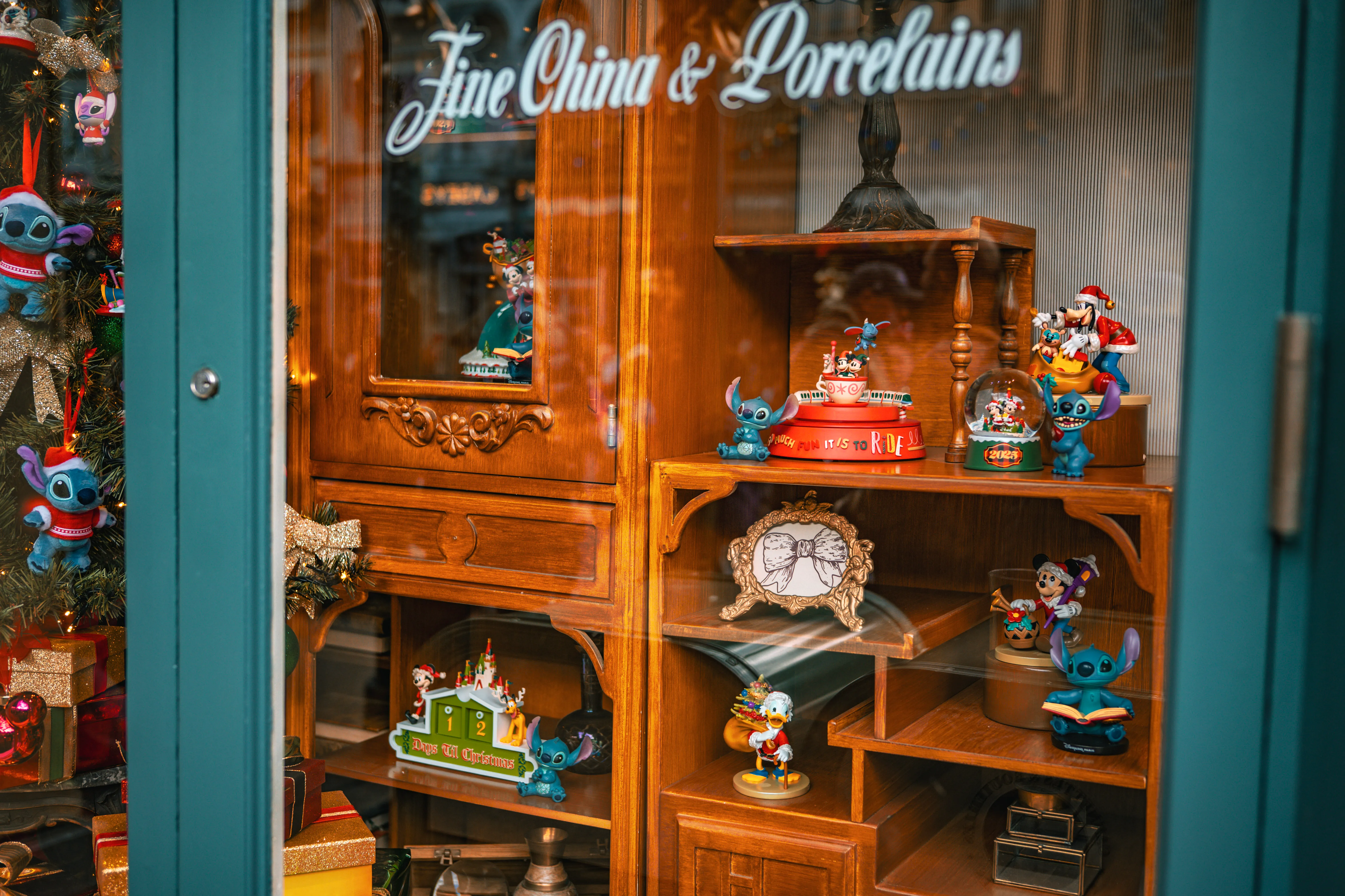 Vitrine de Noël enchantée